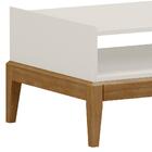 Mesa De Centro Mdf/madeira Maciça 2911 Milao Fnt