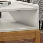 Mesa De Centro Mdf/madeira Maciça 2911 Milao Fnt