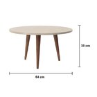 Mesa De Centro Mdf Skinny Patrimar
