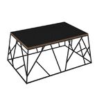 Mesa De Centro Menor Vies Fit - Preto / Preto
