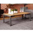 Mesa De Centro Metal Estilo Industrial 600x300x450mm Amadeira