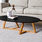 Mesa De Centro Mike Preto Amêndoa