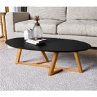 Mesa De Centro Mike Preto Amêndoa