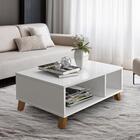 Mesa De Centro Moderna Jordania Branco