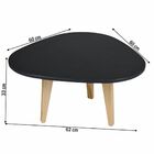 Mesa De Centro Munique Preto - Falkk