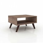 Mesa De Centro Nicho Retangular Retrô Rt3020  Rústico
