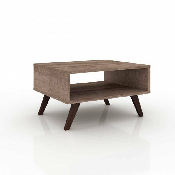 Mesa De Centro Nicho Retangular Retrô Rt3020  Rústico