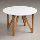 Mesa De Centro Nina Yescasa Amêndoa/branco