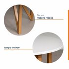 Mesa De Centro Nina Yescasa Amêndoa/branco