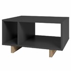 Mesa De Centro Nomad Cinza/castanho - Appunto