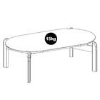 Mesa De Centro Oblonga Sala De Estar 06009 Dcasa