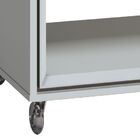 Mesa De Centro Ópera Branco Acetinado - Imcal Móveis