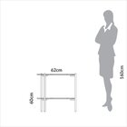 Mesa De Centro Orgânica 60cm 100% Mdf Freijó