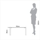 Mesa De Centro Orgânica 90cm 100% Mdf Freijo Madeirado