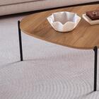 Mesa De Centro Organica Pe Metal Pr 28014 Artesano