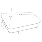 Mesa De Centro Oval 100% Mdf 110x 58 X 35 Freijó