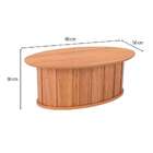 Mesa De Centro Oval Jude Freijó