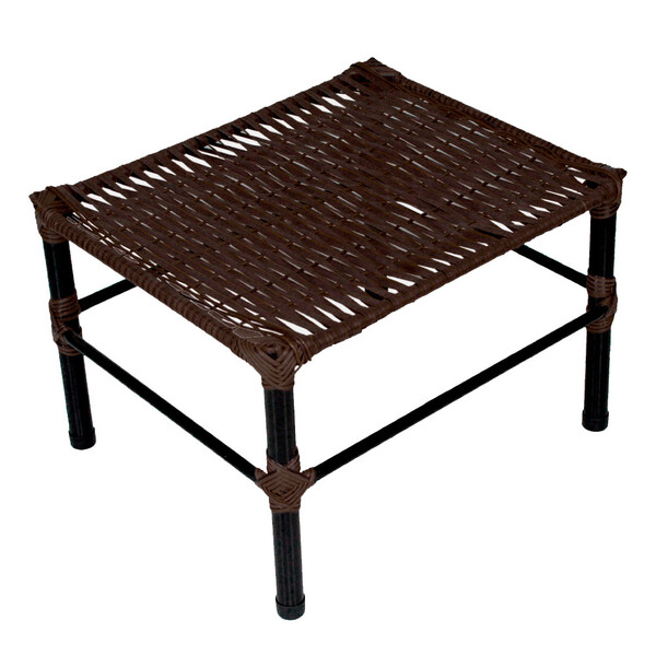 Mesa De Centro Para Área Externa Retangular Bela Em Fibra Sin