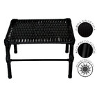 Mesa De Centro Para Área Externa Retangular Bela Em Fibra Sin