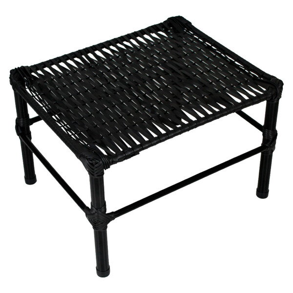 Mesa De Centro Para Área Externa Retangular Bela Em Fibra Sin