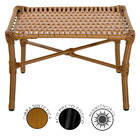 Mesa De Centro Para Área Externa Retangular Vitória De Fibra