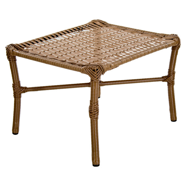 Mesa De Centro Para Área Externa Retangular Vitória De Fibra