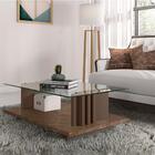 Mesa De Centro Para Sala 3041 Imperial Sepia Madetec