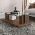 Mesa De Centro Para Sala 3041 Imperial Sepia Madetec