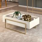 Mesa De Centro Para Sala Com Espelho 21184 Dj Moveis