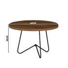 Mesa De Centro Para Sala Com Pés De Ferro Canela 8006 Jb Bech