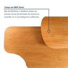 Mesa De Centro Para Sala De Estar 100% Mdf Brisa Cinamomo/lac