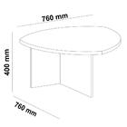 Mesa De Centro Para Sala De Estar 76 Cm Arly