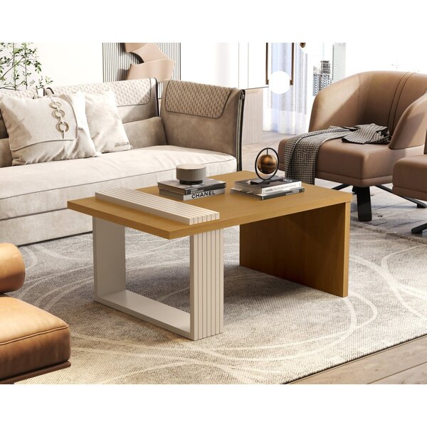 Mesa De Centro Para Sala De Estar 8020 Nature/pérola