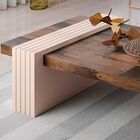 Mesa De Centro Para Sala De Estar Lord B01 Deck Off White - L