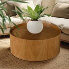 Mesa De Centro Para Sala De Estar Redonda Atenas  Cinamomo