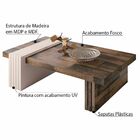 Mesa De Centro Para Sala De Estar Riad Deck/off White G26 - G