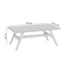 Mesa De Centro Para Sala Fosco Com Pés Apaluza Design Rústico