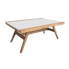 Mesa De Centro Para Sala Fosco Com Pés Elegance Design Rústico