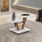 Mesa De Centro Para Sala Fosco Com Pés Laguna Design Rústico