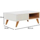 Mesa De Centro Para Sala Jeri Clb