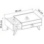 Mesa De Centro Para Sala Noronha Clb