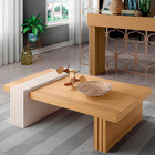 Mesa De Centro Para Sala Palladio Freijó / Off White - Casaep