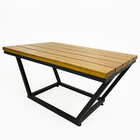 Mesa De Centro Para Sala Tóquio Estilo Industrial - Pinus