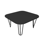 Mesa De Centro Pés Hairpin Legs Lateral De Apoio Para Sala Es