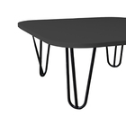 Mesa De Centro Pés Hairpin Legs Lateral De Apoio Para Sala Es