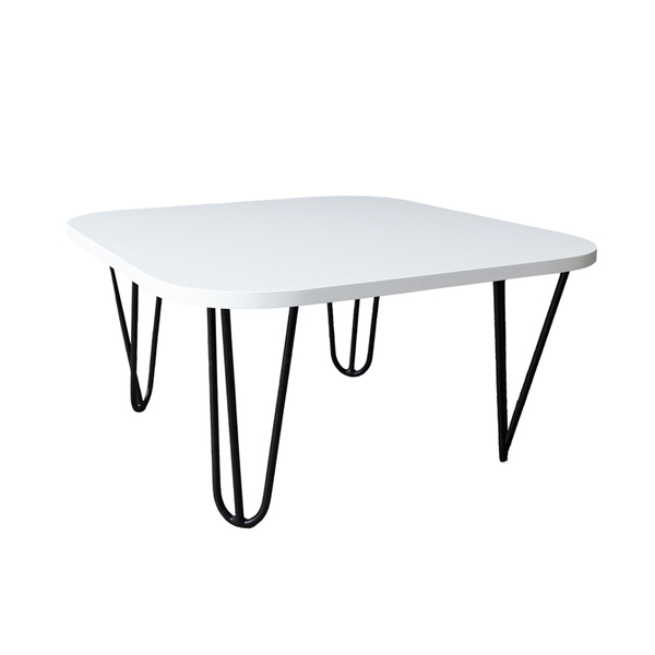 Mesa De Centro Pés Hairpin Legs Lateral De Apoio Para Sala Estar