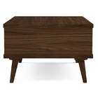 Mesa De Centro Pés Palito Osasco Imbuia - Politorno