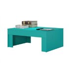 Mesa De Centro Pradda  Turquesa Acetinado