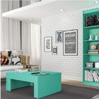 Mesa De Centro Pradda  Turquesa Acetinado