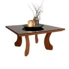 Mesa De Centro Quadrada Noronha Caramelo Madeirada